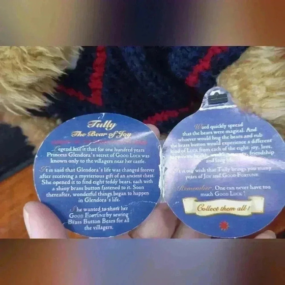 The Brass Button Bears Collection "Tully" Handcrafted and Fully Jointed Bear - Picture 11 of 11